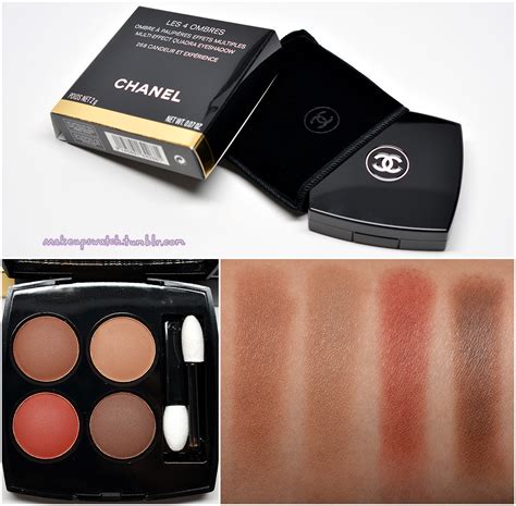 candeur et experience oogschaduw chanel|Chanel eyeshadow quadra.